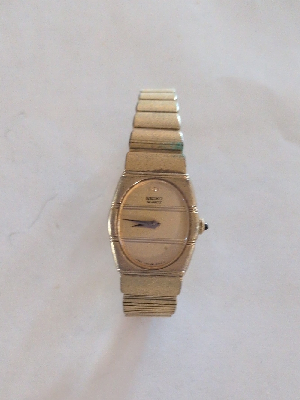 Seiko Gold Tone Women's Oval Dial Watch